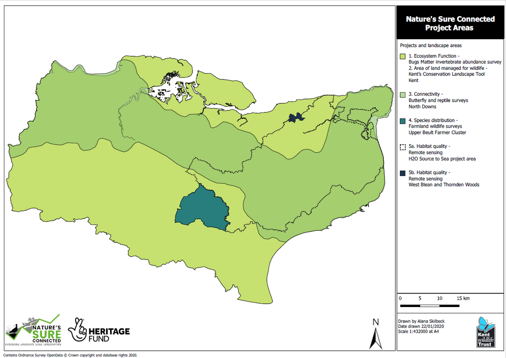 Nature's Sure Connected Project Areas