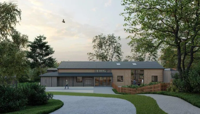 Artists impression of the visitor centre