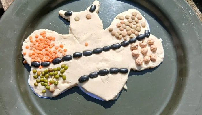 A Salt Dough Mosaic