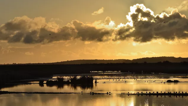 oare marshes sunrise
