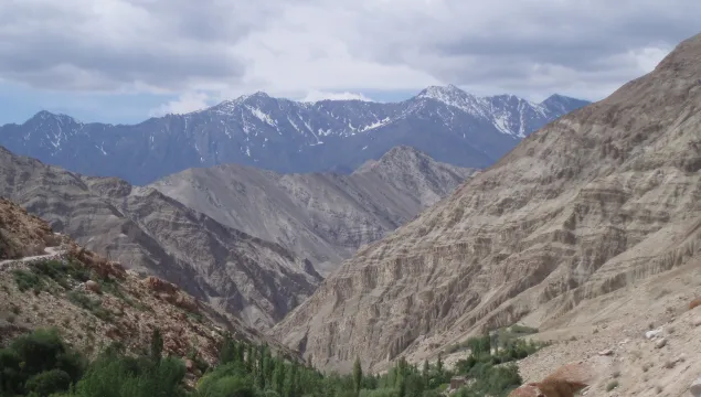 Mountain view from Yangthang, Ladakh