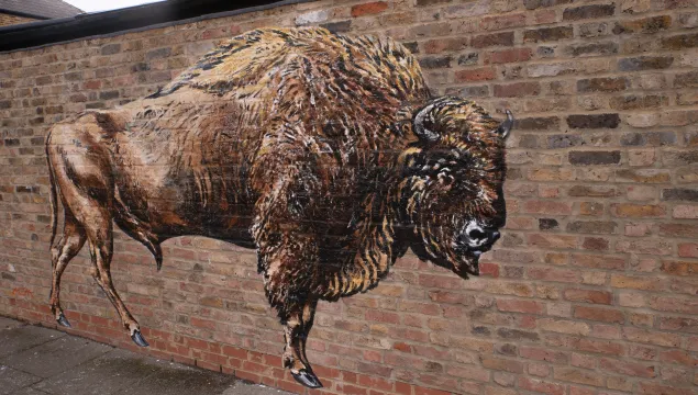 bison mural london