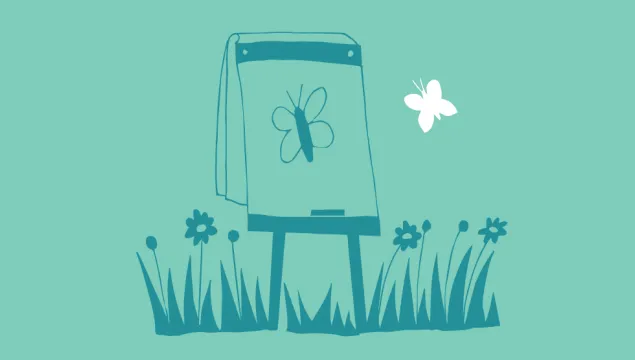 Wildlife at work illustration