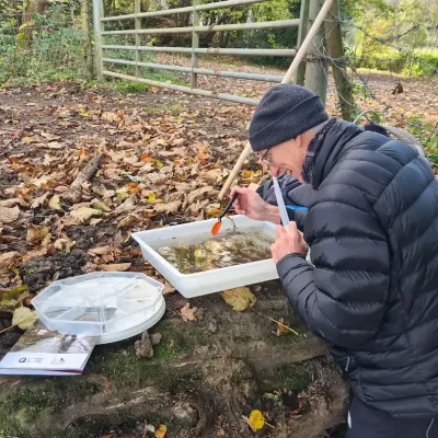 Riverfly citizen science volunteer, Tim.