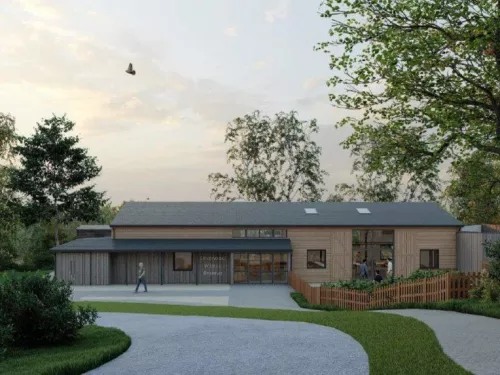 Artist impression of the refurbished Sevenoaks Visitor Centre