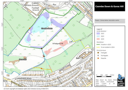 Coombe down map