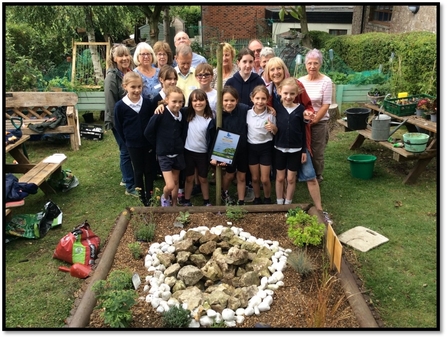 A group from Brabourne Church of England Primary School