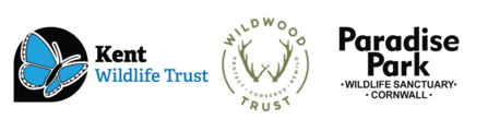 Kent Wildlife Trust Paradise Park and Wildwood logos